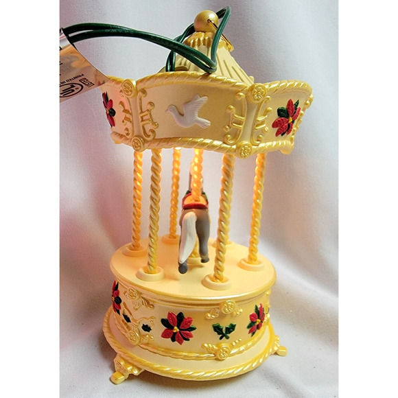 Christmas Tobin Fraley Holiday Carousel Hallmark Ornament #3 Light & Music 1996 - Picture 6 of 11